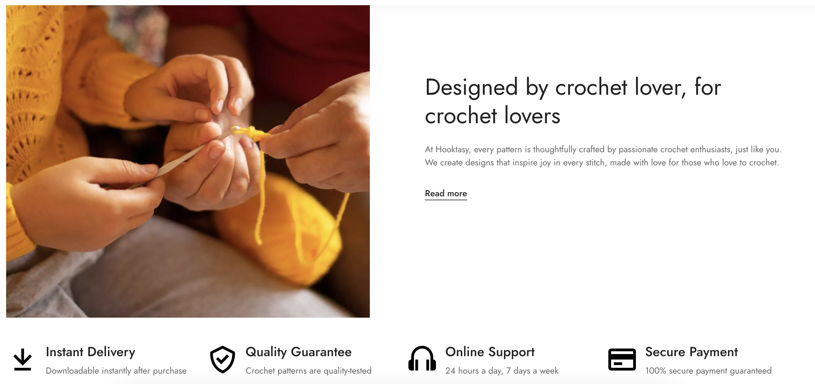 Crochet hands