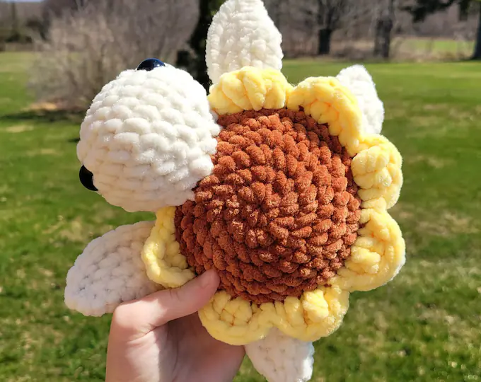 Porte-lunettes chat au crochet